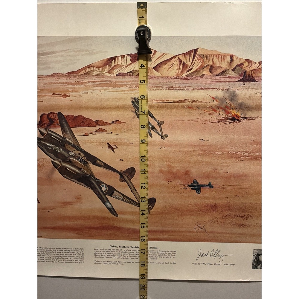 "Bogeys Eleven O'clock High Signed By Pilot Jack Ilfrey By Robert Carlin